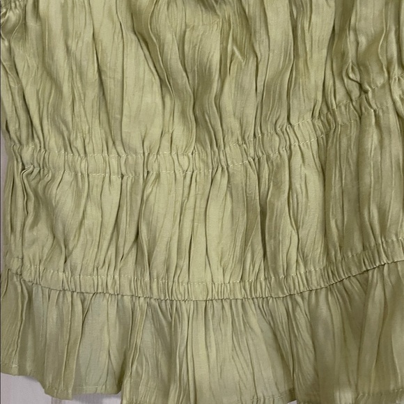 Emory Park Light lime green. Top feels linen - Picture 3 of 10